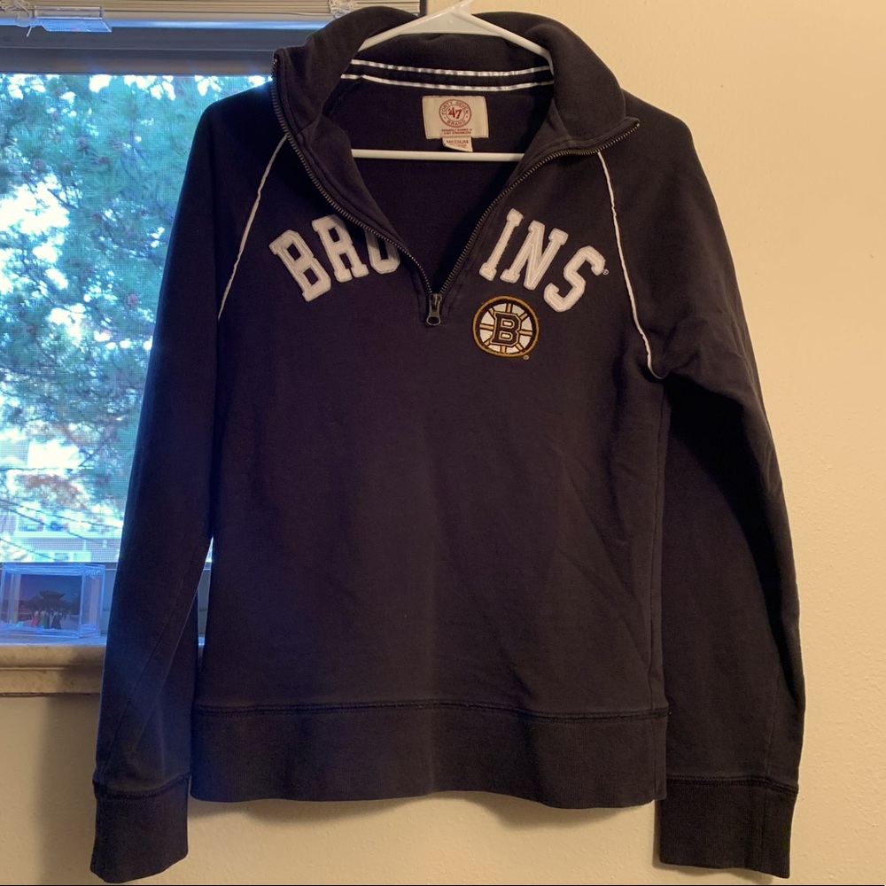 Bruins quarter zip